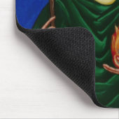 Saint Brigid mit Heiligem Feuer Mousepad (Ecke)