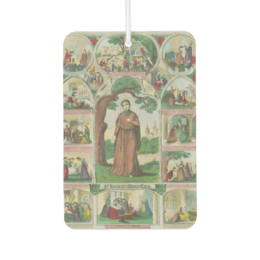 Saint Brigid von Irland Autolufterfrischer (Vorderseite)