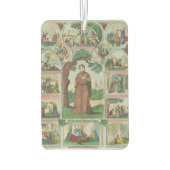 Saint Brigid von Irland Autolufterfrischer (Rückseite)