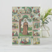 Saint Brigid von Irland Einladung (Stehend Vorderseite)