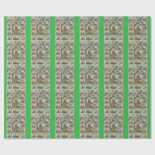 Saint Brigid von Irland Geschenkpapier (Flach)