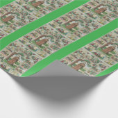Saint Brigid von Irland Geschenkpapier (Ecke)