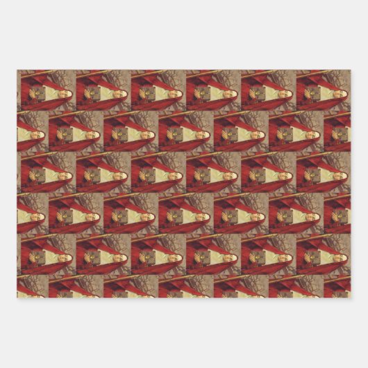 Saint Brigid von Irland Geschenkpapier Set (Vorderseite)