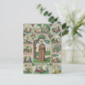 Saint Brigid von Irland Postkarte (Stehend Vorderseite)