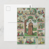Saint Brigid von Irland Postkarte (Vorne/Hinten)
