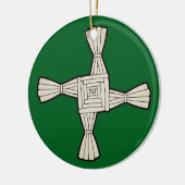 Saint Brigid's cross Keramik Ornament (Links)