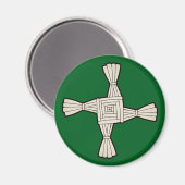 Saint Brigid's cross Magnet (Vorderseite/Rückseite)