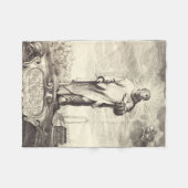 Saint Bruno von Köln Fleecedecke (Vorderseite (Horizontal))