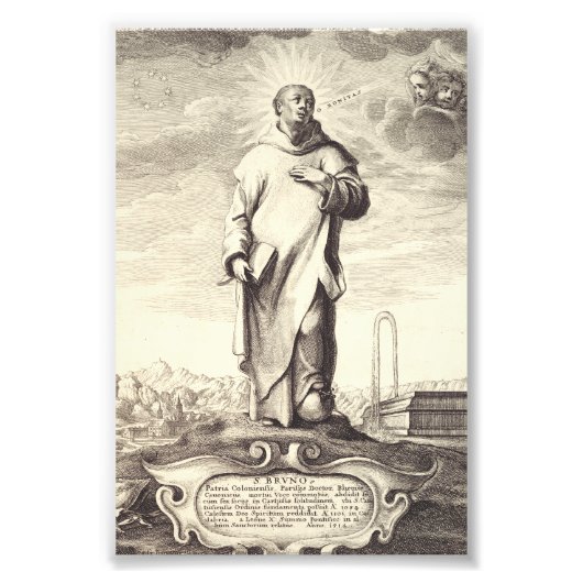 Saint Bruno von Köln Fotodruck (Vorne)