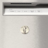Saint Bruno von Köln Magnet (In Situ (Geschirrspüler))