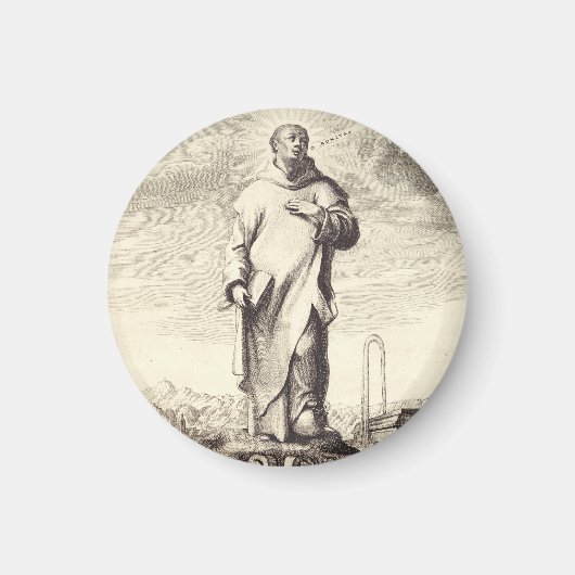 Saint Bruno von Köln Magnet (Vorne)