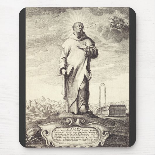 Saint Bruno von Köln Mousepad (Vorne)