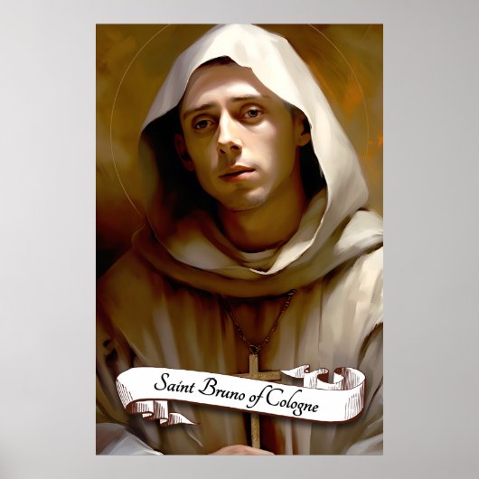 Saint Bruno von Köln Poster (Vorne)