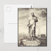 Saint Bruno von Köln Postkarte (Vorne/Hinten)