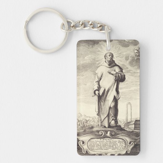 Saint Bruno von Köln Schlüsselanhänger (Vorderseite)