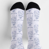 Saint Brychan Brycheiniog Irish hermit Socken (Oben)