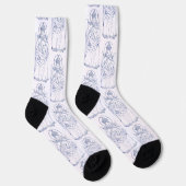 Saint Brychan Brycheiniog Irish hermit Socken (Rechts)