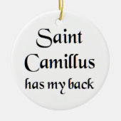 saint camillus coffee mug keramik ornament (Vorne)