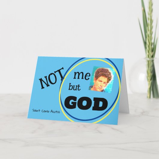 Saint Carlo Acutis Card Karte (Vorderseite)