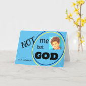 Saint Carlo Acutis Card Karte (Gelbe Blume)