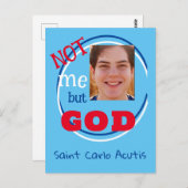 Saint Carlo Acutis  Postkarte (Vorne/Hinten)