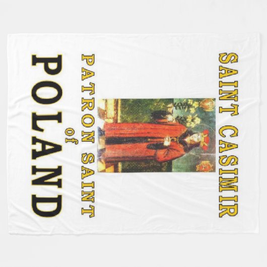 SAINT CASIMIR FLEECEDECKE (Vorderseite (Horizontal))