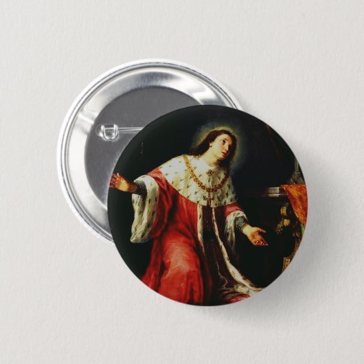 Saint Casimir Jagiellon Button (Vorne & Hinten)