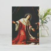 Saint Casimir Jagiellon Feiertagskarte (Stehend Vorderseite)