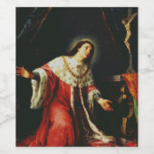 Saint Casimir Jagiellon Weinetikett (Einzelnes Label)