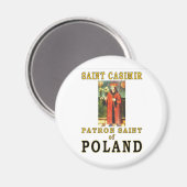 SAINT CASIMIR MAGNET (Vorderseite/Rückseite)