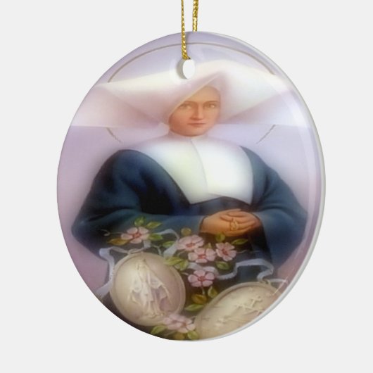 Saint Catherine Laboure Keramik Ornament (Links)