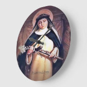 Saint Catherine of Siena Große Wanduhr (Winkel)