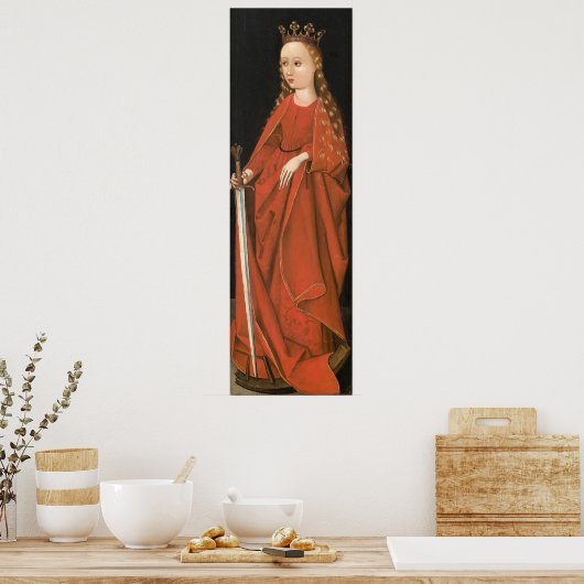 Saint Catherine - Starck Triptych Fine Art Poster (Küche)
