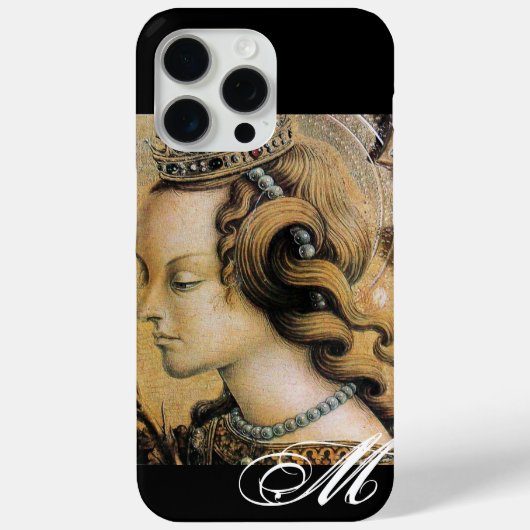 Saint Catherine von Alexandria Monogram Case-Mate iPhone Hülle (Rückseite)