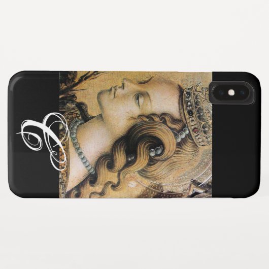 Saint Catherine von Alexandria Monogram Case-Mate iPhone Hülle (Rückseite (Horizontal))