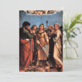 Saint Cecilia Altarpiece Einladung (Stehend Vorderseite)