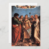 Saint Cecilia Altarpiece Einladung (Vorne/Hinten)