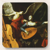 Saint Cecilia and the Angel by Carlo Saraceni Getränkeuntersetzer (Vorderseite)