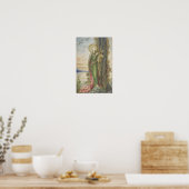 Saint Cecilia by Gustav Moreau Poster (Küche)
