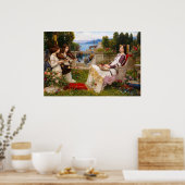 Saint Cecilia by John William Waterhouse Poster (Küche)