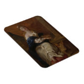 Saint Cecilia | c.1700 (Öl auf Papier) Magnet (Rechte Seite)