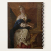 Saint Cecilia | c.1700 (Öl auf Papier) Planer (Rückseite)