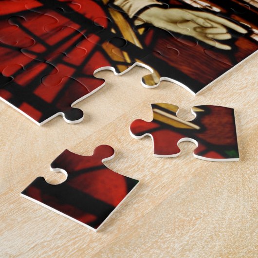 Saint Cecilia Festglas Puzzle (Seite)