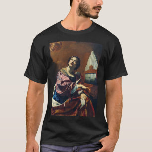 Saint Cecilia Premium "Himmlisches Konzert" Kunstd T-Shirt