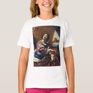 Saint Cecilia Premium "Himmlisches Konzert" Kunstd T-Shirt