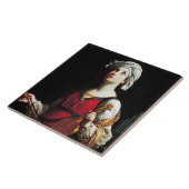 Saint Cecilia (St. Cecilia), Guido Reni Fliese (Seite)