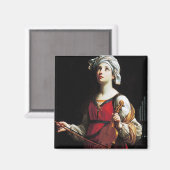 Saint Cecilia (St. Cecilia), Guido Reni Magnet (Vorderseite/Rückseite)