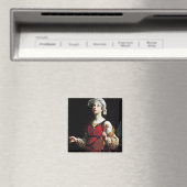 Saint Cecilia (St. Cecilia), Guido Reni Magnet (In Situ (Geschirrspüler))