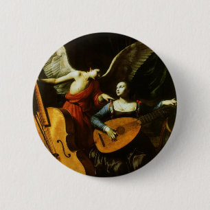 Saint Cecilia und Angel von Carlo Saraceni Button