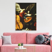 Saint Cecilia und Angel von Carlo Saraceni Leinwanddruck (Insitu (Wohnzimmer))